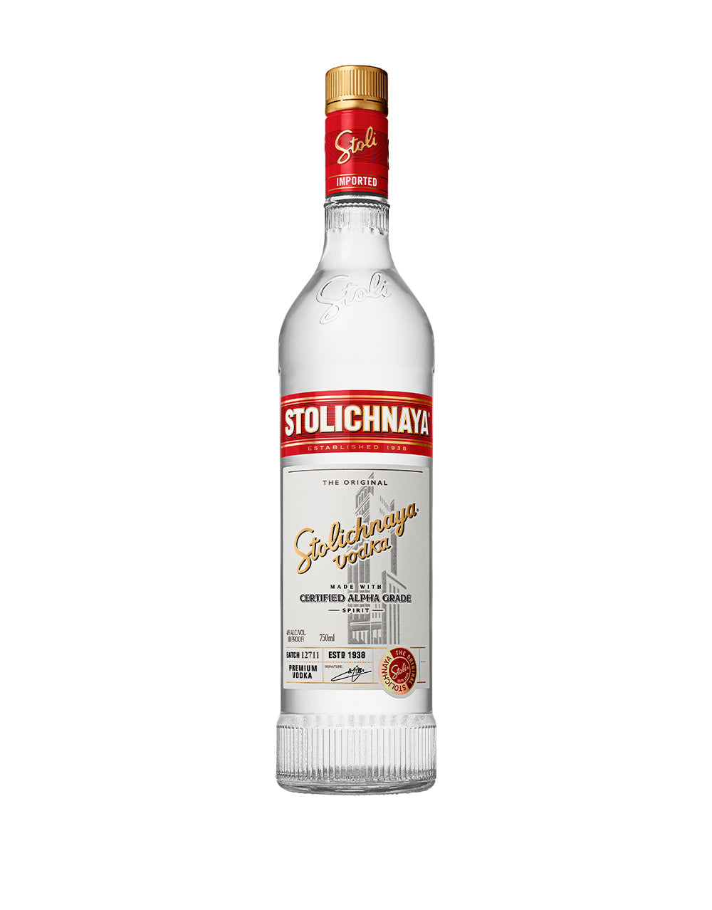 Stoli® Premium Vodka bottle
