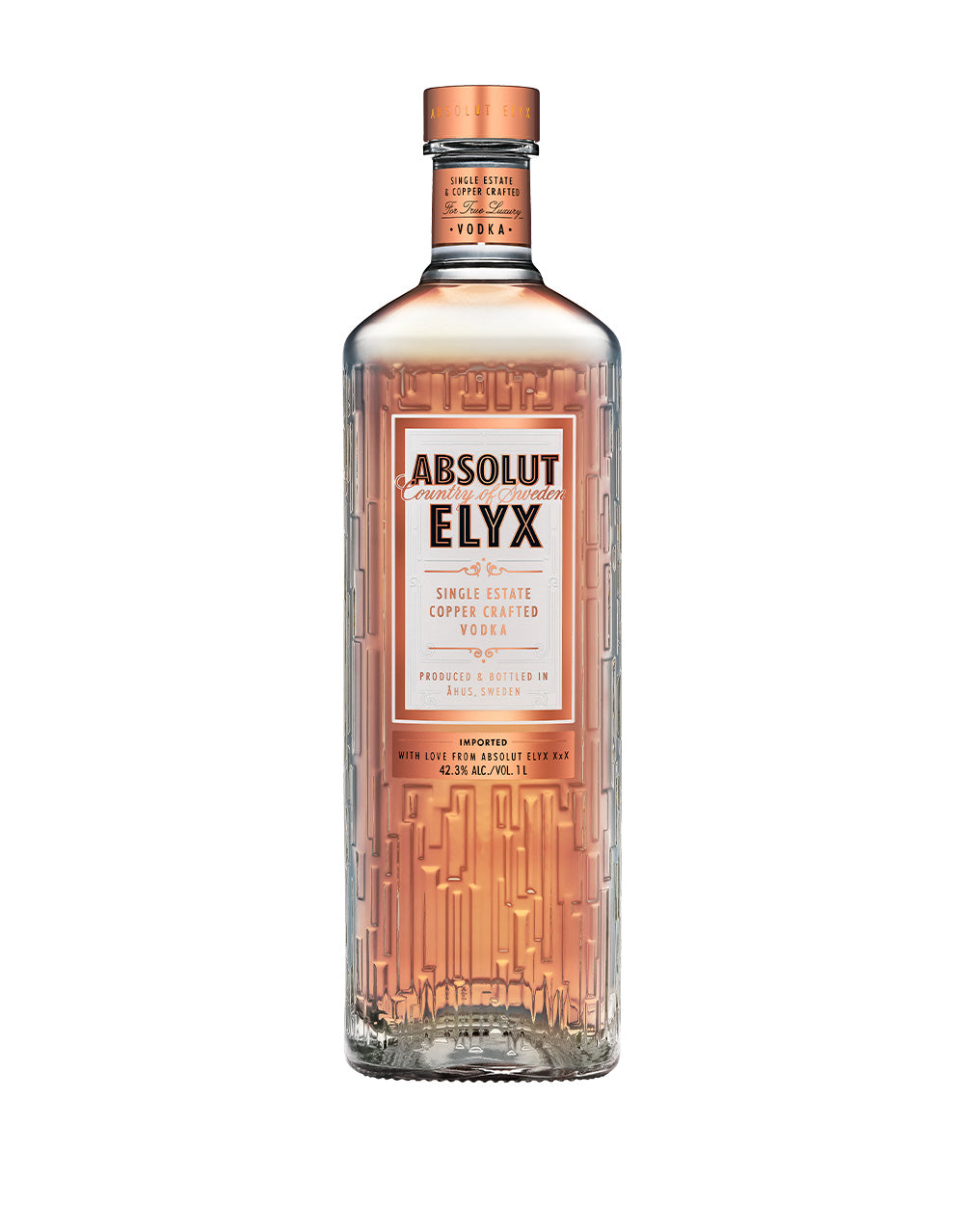 Absolut Elyx Single Estate Handcrafted Vodka bottle