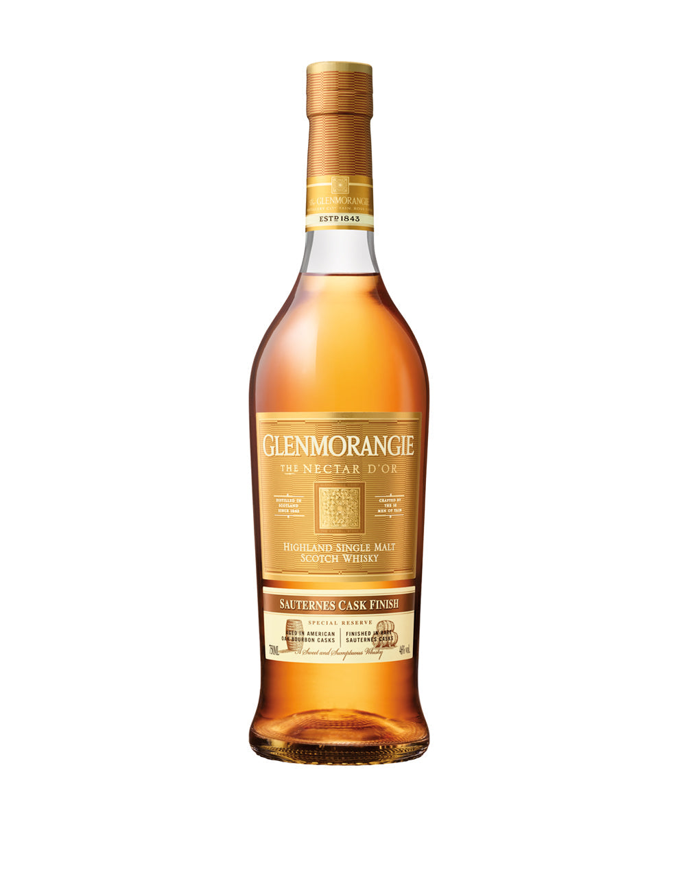 Glenmorangie Nectar D’Or, Sauternes Cask Finish, 12 Years Old Single Malt Scotch Whisky bottle