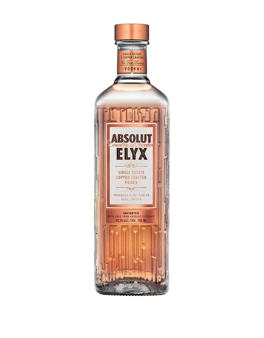 Absolut Elyx Single Estate Handcrafted Vodka bottle