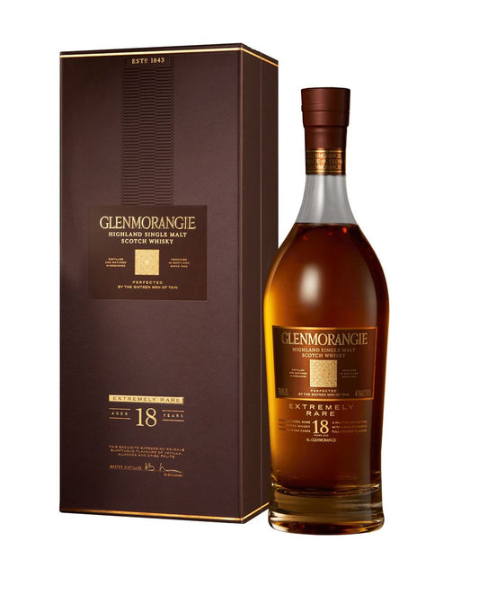 Glenmorangie 18 Years Old Single Malt Scotch Whisky bottle