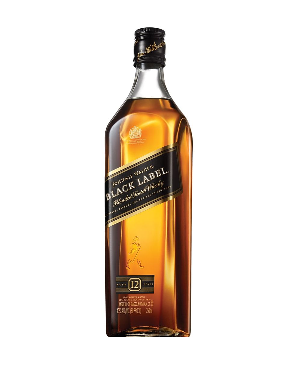 Johnnie Walker Black Label® Blended Scotch Whisky bottle