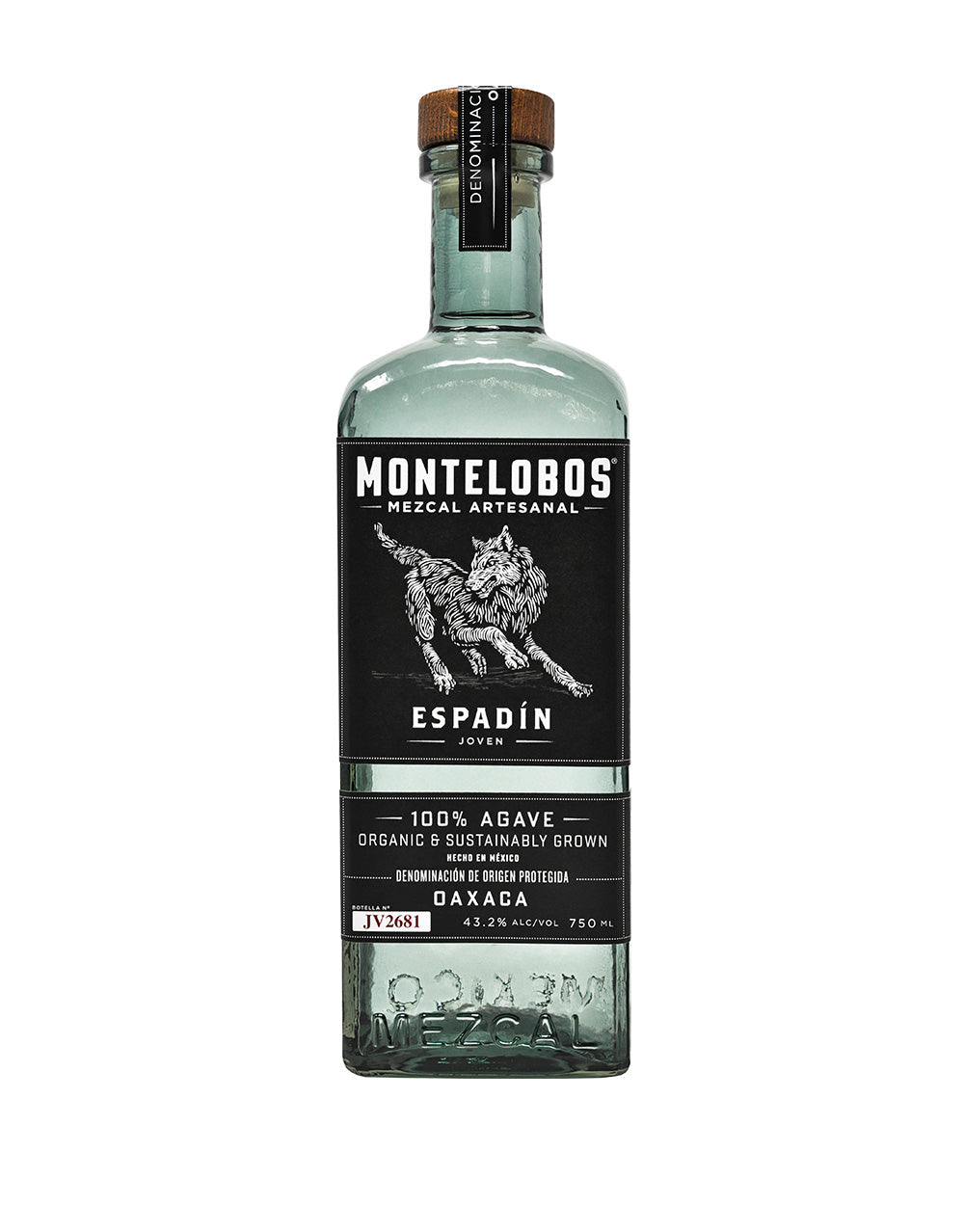 Montelobos Espadín Joven Mezcal bottle