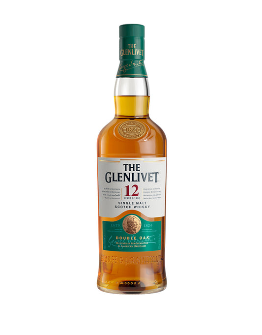 The Glenlivet 12 Years Old Single Malt Scotch Whisky bottle