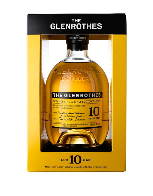 The Glenrothes 10 Years Old Single Malt Scotch Whisky bottle