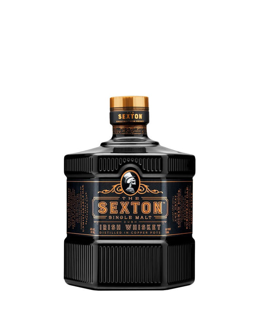 The Sexton Single Malt Irish Whiskey bottle